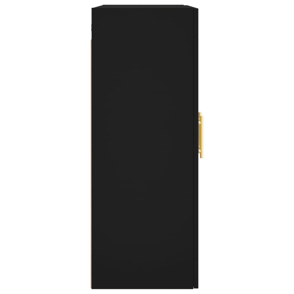 Armoires murales 2 pcs noir bois d'ingénierie - XIOS