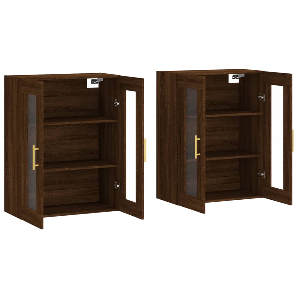 Armoires murales 2 pcs chêne marron bois d'ingénierie - XIOS