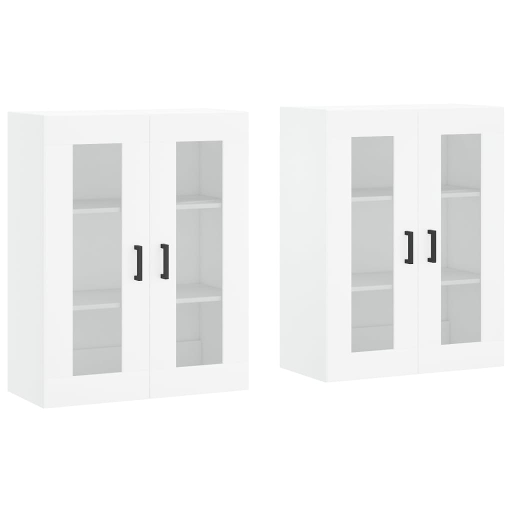 Armoires murales 2 pcs blanc bois d'ingénierie - XIOS