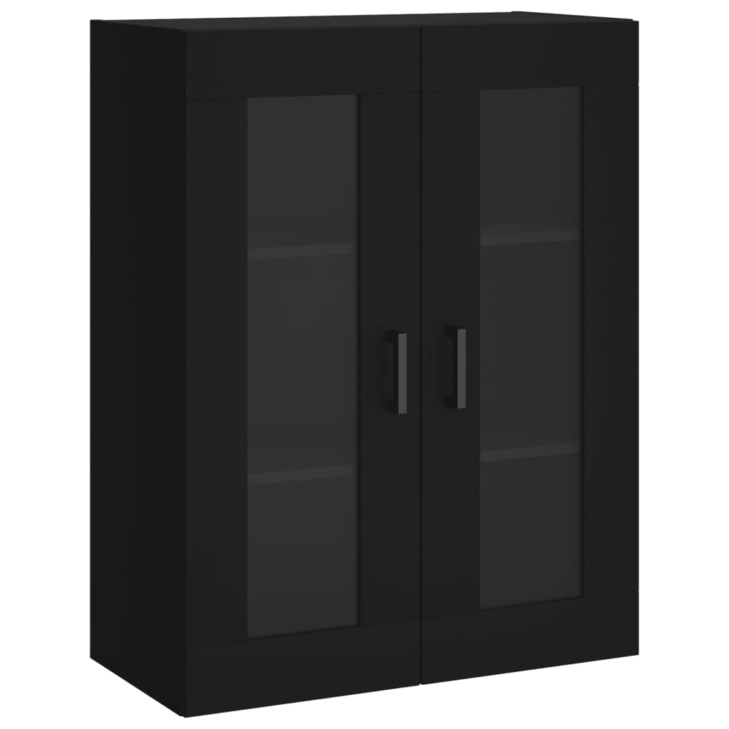 Armoires murales 2 pcs noir bois d'ingénierie - XIOS