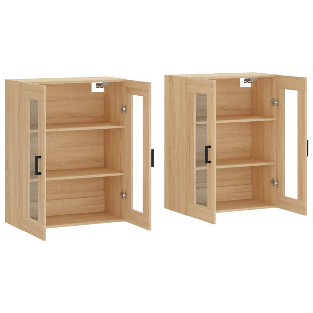 Armoires murales 2 pcs chêne sonoma bois d'ingénierie - XIOS