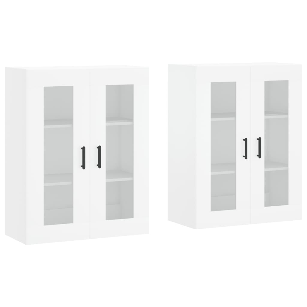 Armoires murales 2 pcs blanc bois d'ingénierie - XIOS