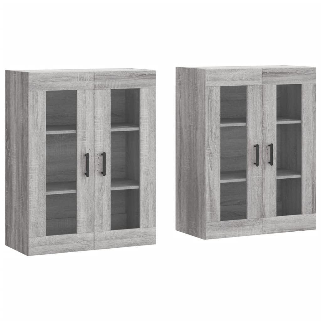 Armoires murales 2 pcs sonoma gris bois d'ingénierie - XIOS