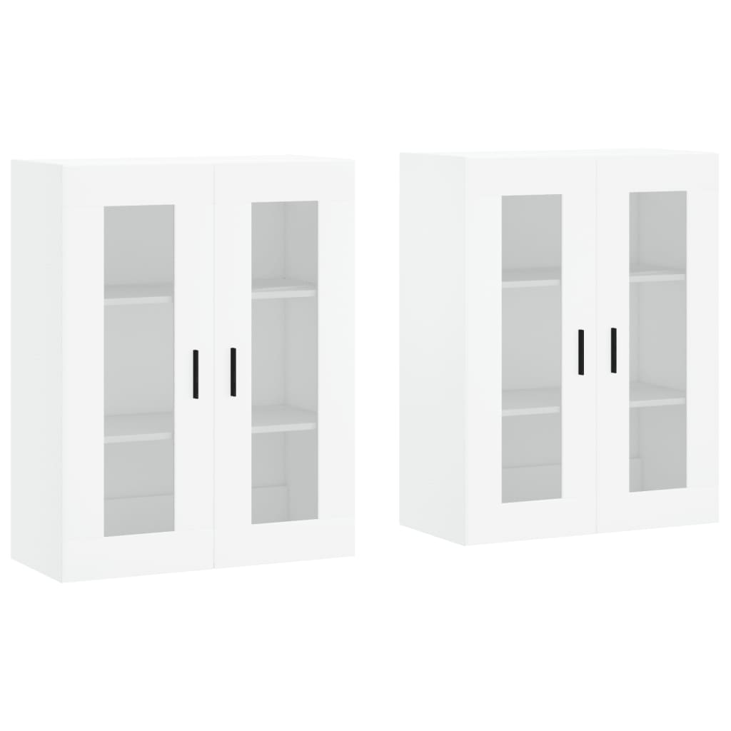 Armoires murales 2 pcs blanc bois d'ingénierie - XIOS