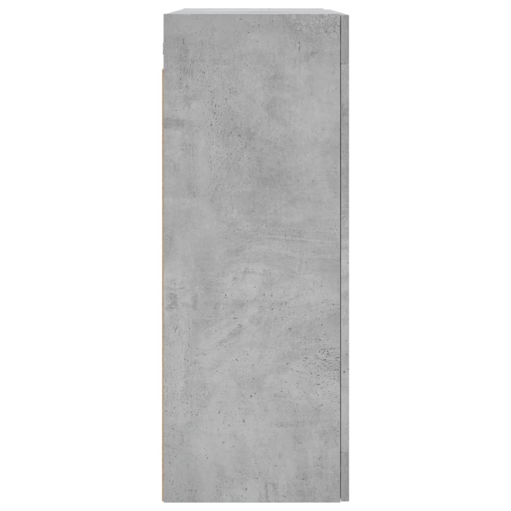 Armoires murales 2 pcs gris béton bois d'ingénierie - XIOS