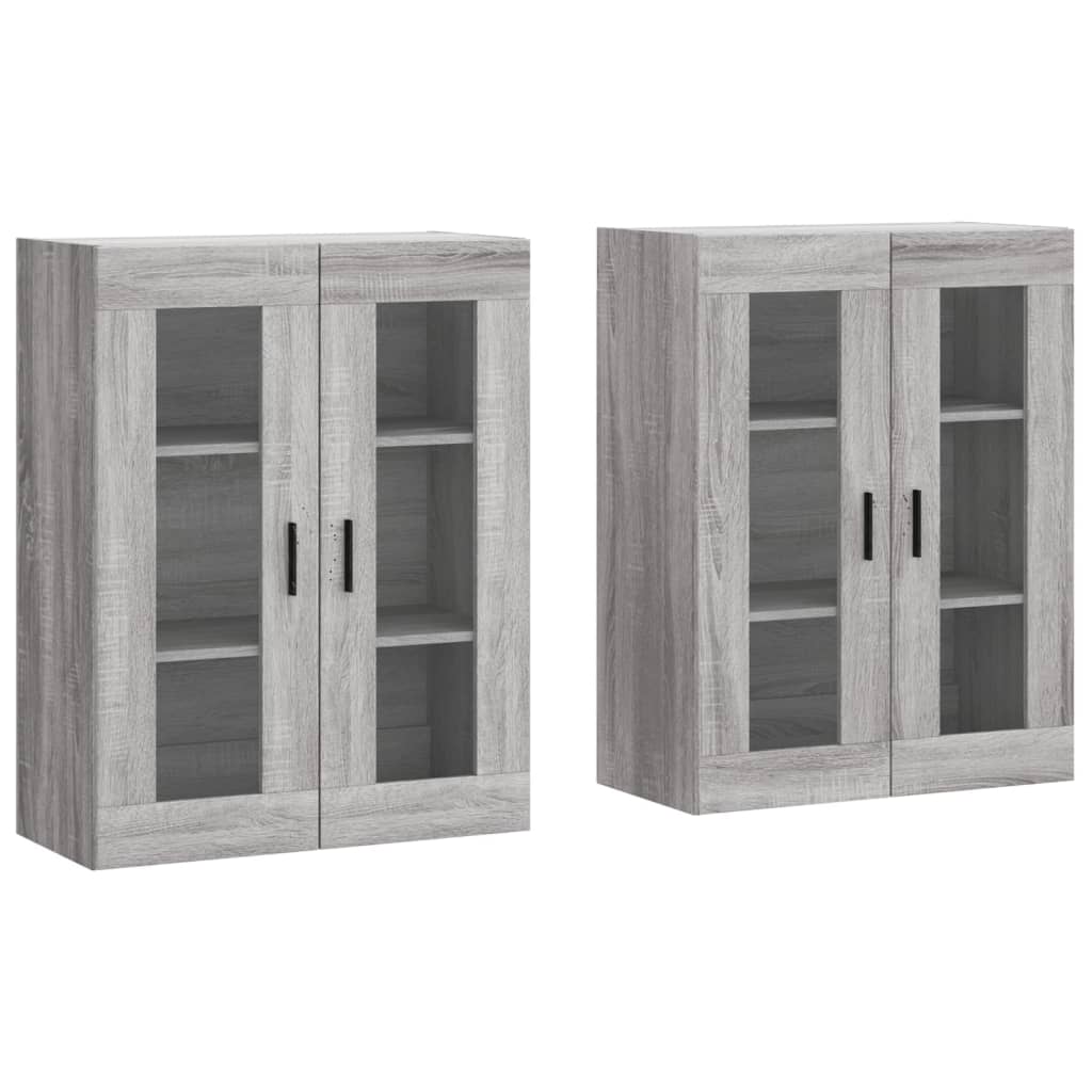 Armoires murales 2 pcs sonoma gris bois d'ingénierie - XIOS