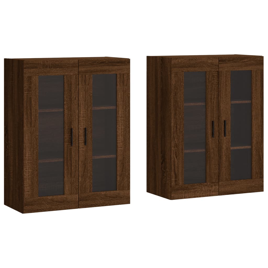 Armoires murales 2 pcs chêne marron bois d'ingénierie - XIOS
