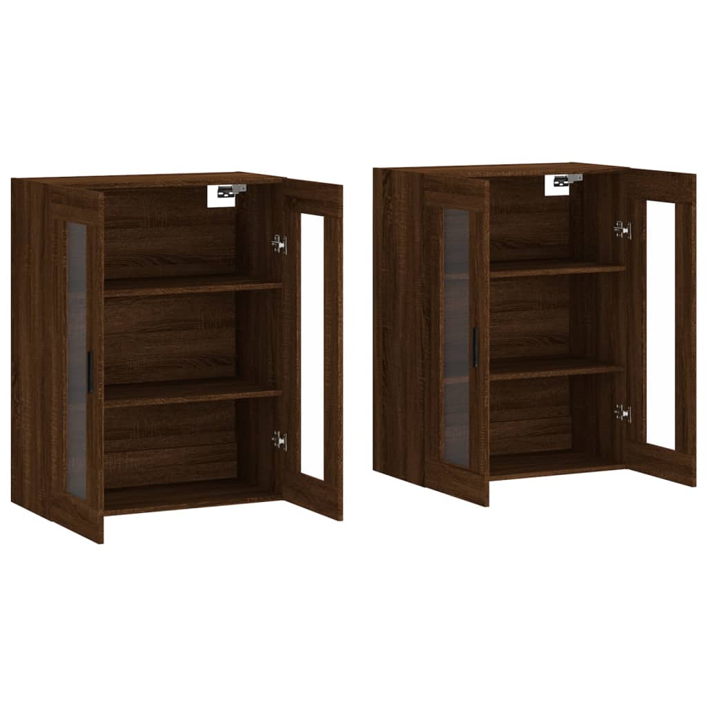 Armoires murales 2 pcs chêne marron bois d'ingénierie - XIOS