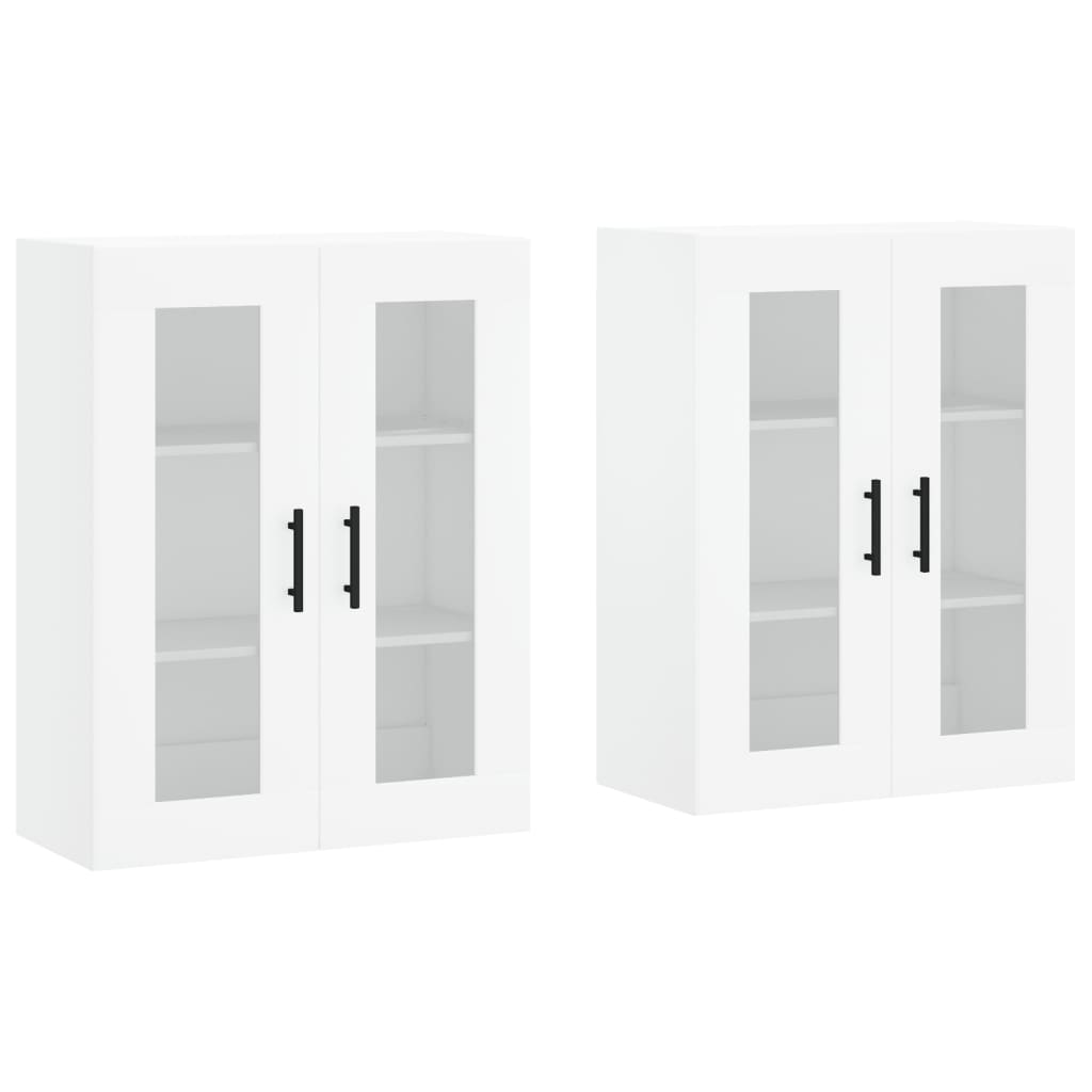 Armoires murales 2 pcs blanc bois d'ingénierie - XIOS