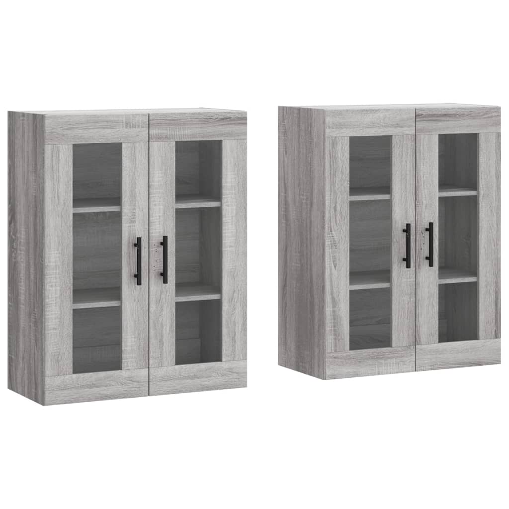 Armoires murales 2 pcs sonoma gris bois d'ingénierie - XIOS