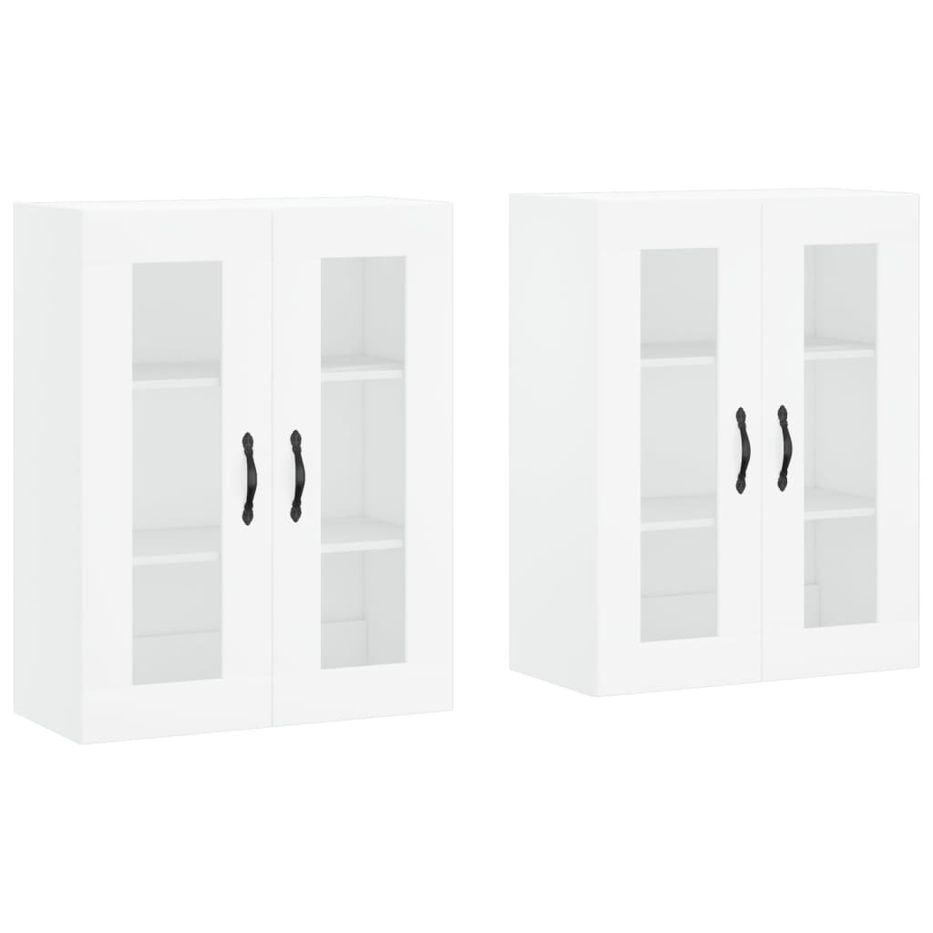 Armoires murales 2 pcs blanc bois d'ingénierie - XIOS