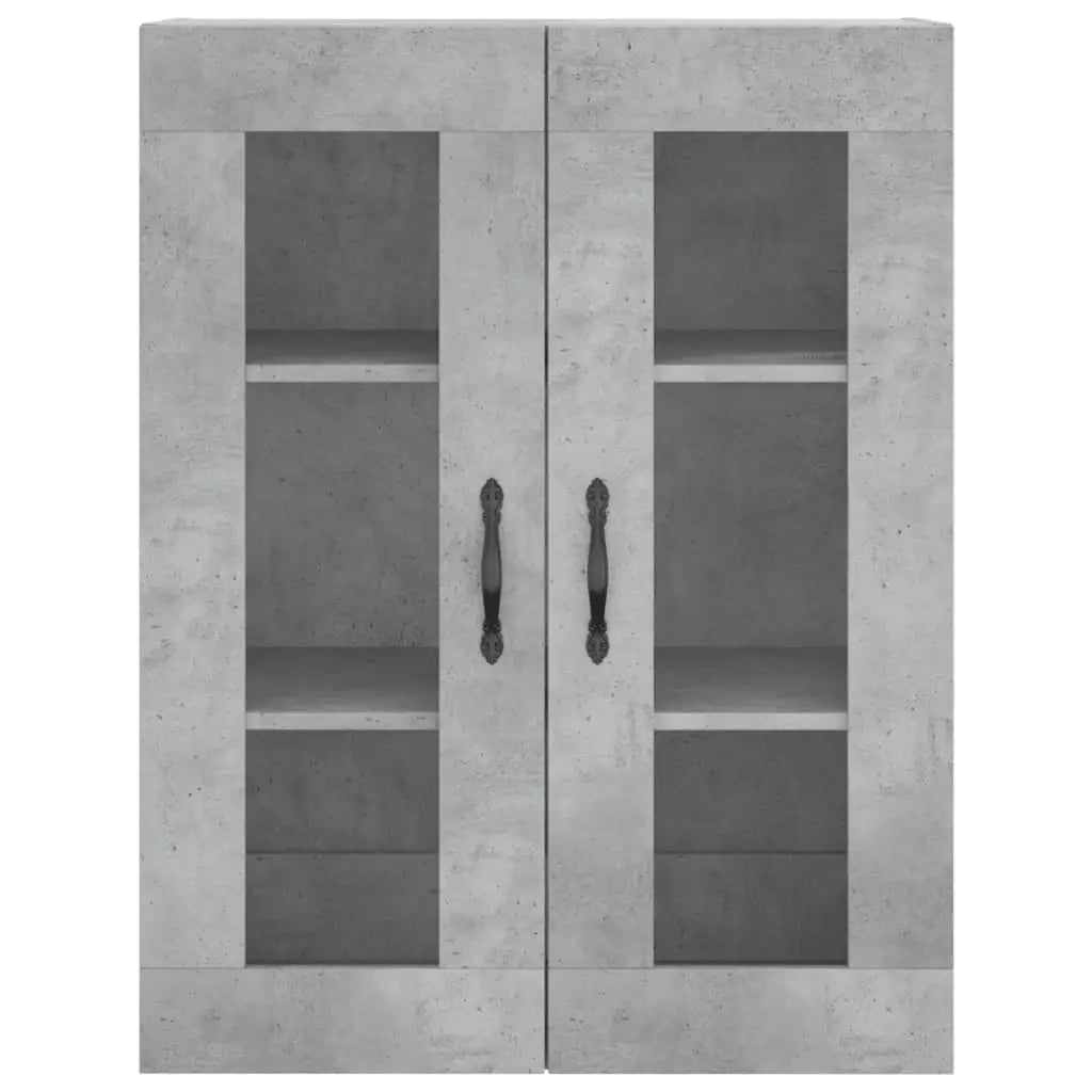 Armoires murales 2 pcs gris béton bois d’ingénierie - XIOS