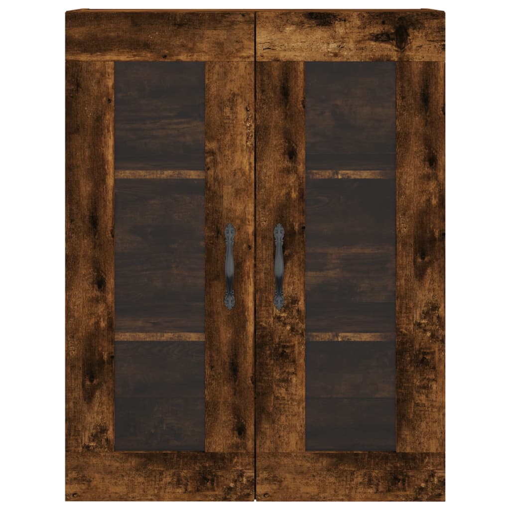 Armoires murales 2 pcs chêne fumé bois d'ingénierie - XIOS