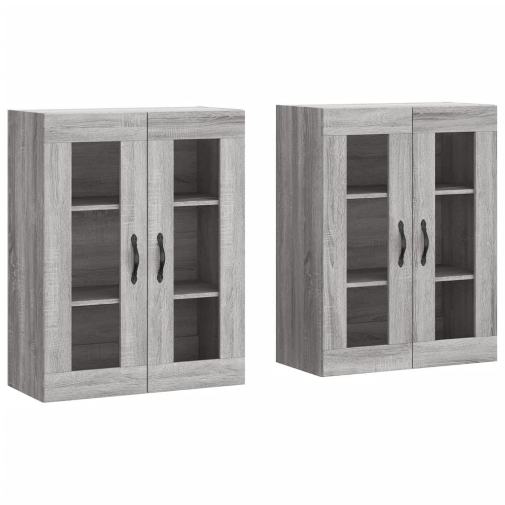 Armoires murales 2 pcs sonoma gris bois d'ingénierie - XIOS