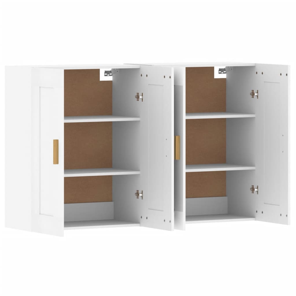 Armoires murales 2 pcs blanc bois d'ingénierie - XIOS