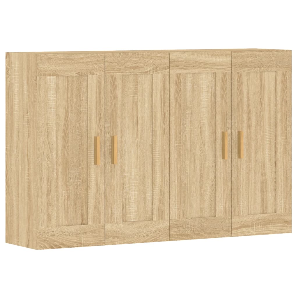 Armoires murales 2 pcs chêne sonoma bois d'ingénierie - XIOS