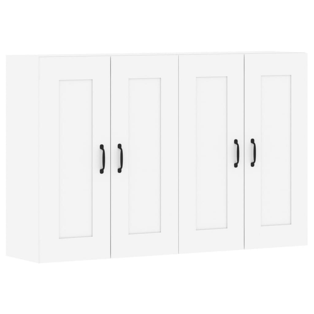Armoires murales 2 pcs blanc bois d'ingénierie - XIOS