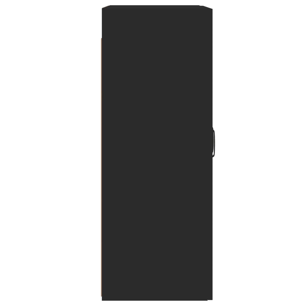 Armoires murales 2 pcs noir bois d'ingénierie - XIOS