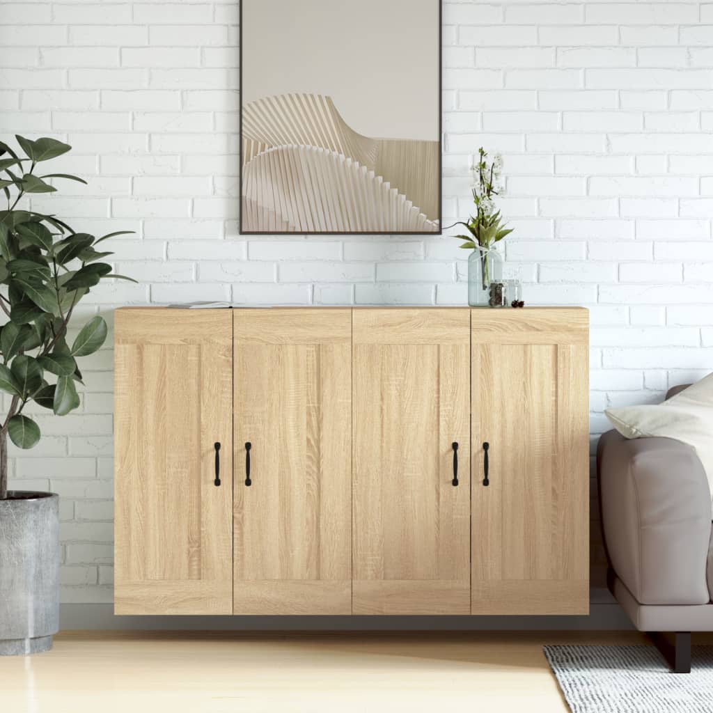 Armoires murales 2 pcs chêne sonoma bois d'ingénierie - XIOS