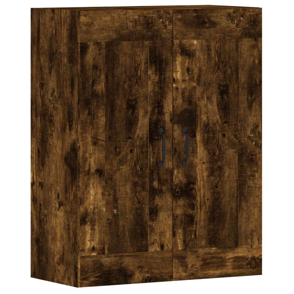 Armoires murales 2 pcs chêne fumé bois d'ingénierie - XIOS