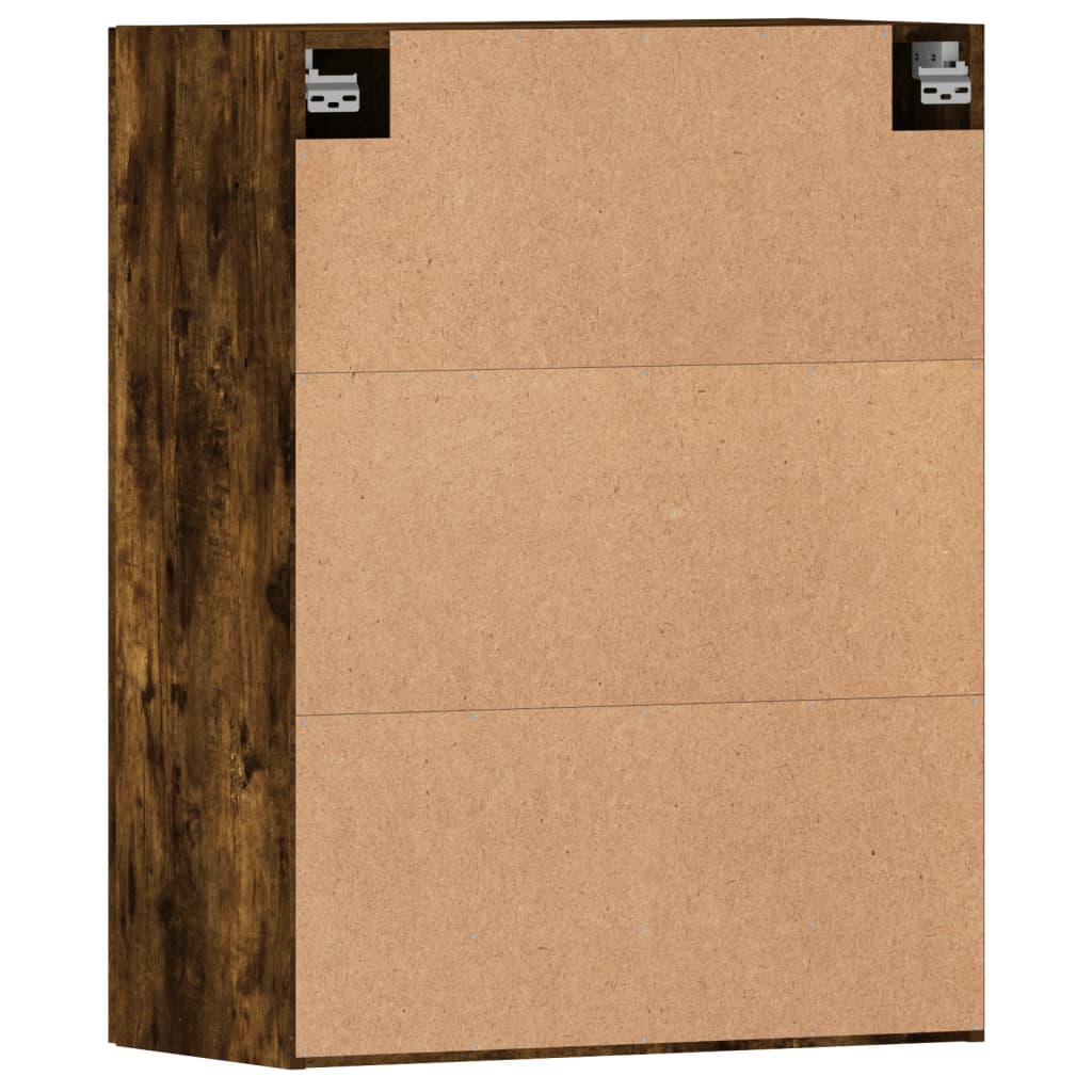 Armoires murales 2 pcs chêne fumé bois d'ingénierie - XIOS