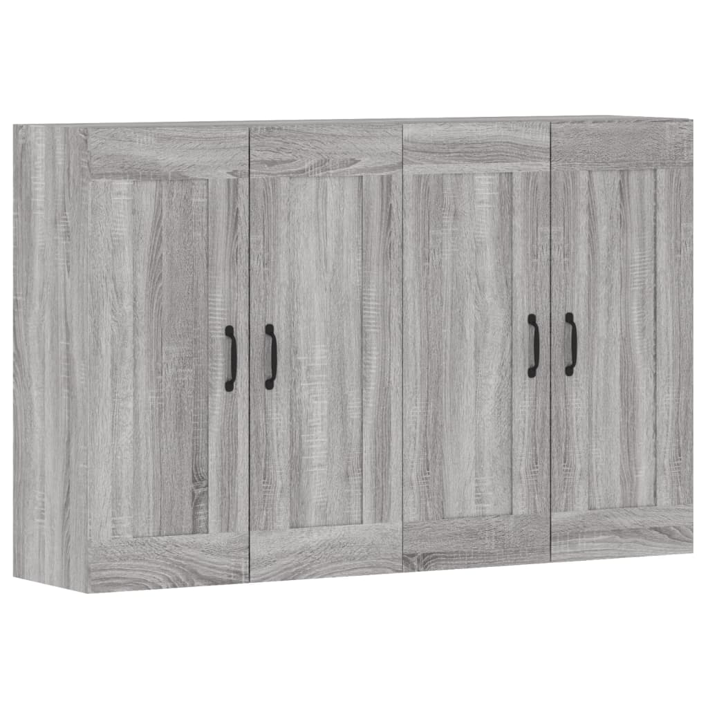 Armoires murales 2 pcs sonoma gris bois d'ingénierie - XIOS