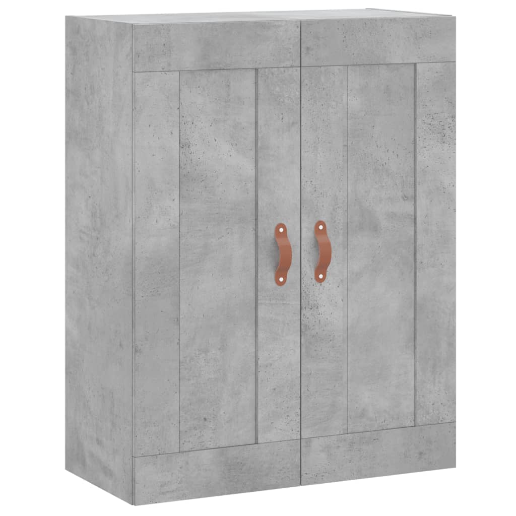 Armoires murales 2 pcs gris béton bois d'ingénierie - XIOS
