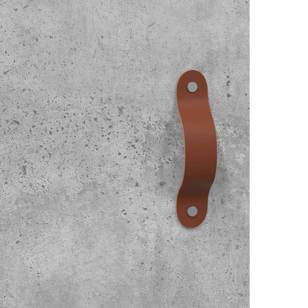 Armoires murales 2 pcs gris béton bois d'ingénierie - XIOS