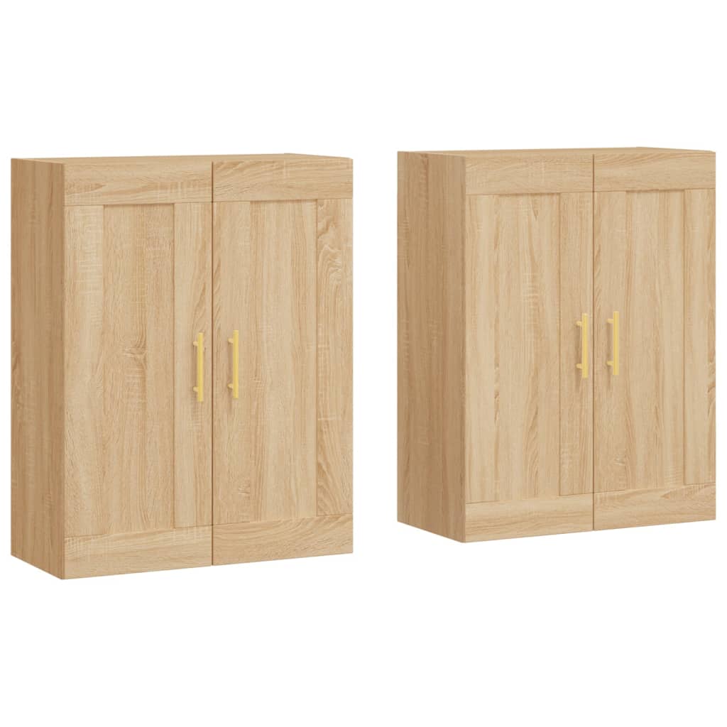 Armoires murales 2 pcs chêne sonoma bois d'ingénierie - XIOS