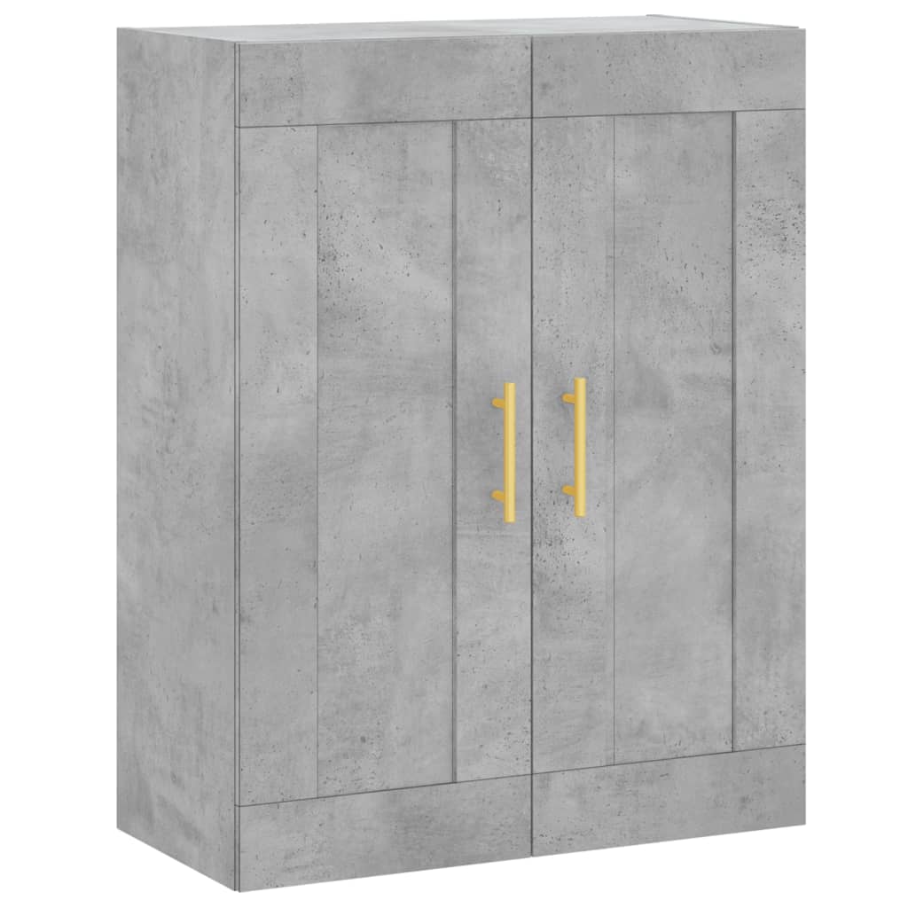 Armoires murales 2 pcs gris béton bois d'ingénierie - XIOS
