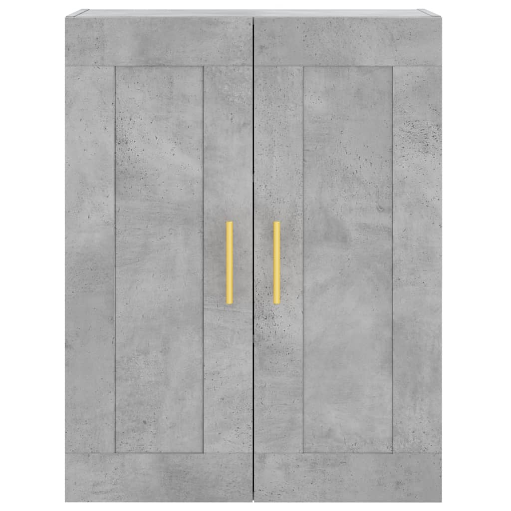 Armoires murales 2 pcs gris béton bois d'ingénierie - XIOS