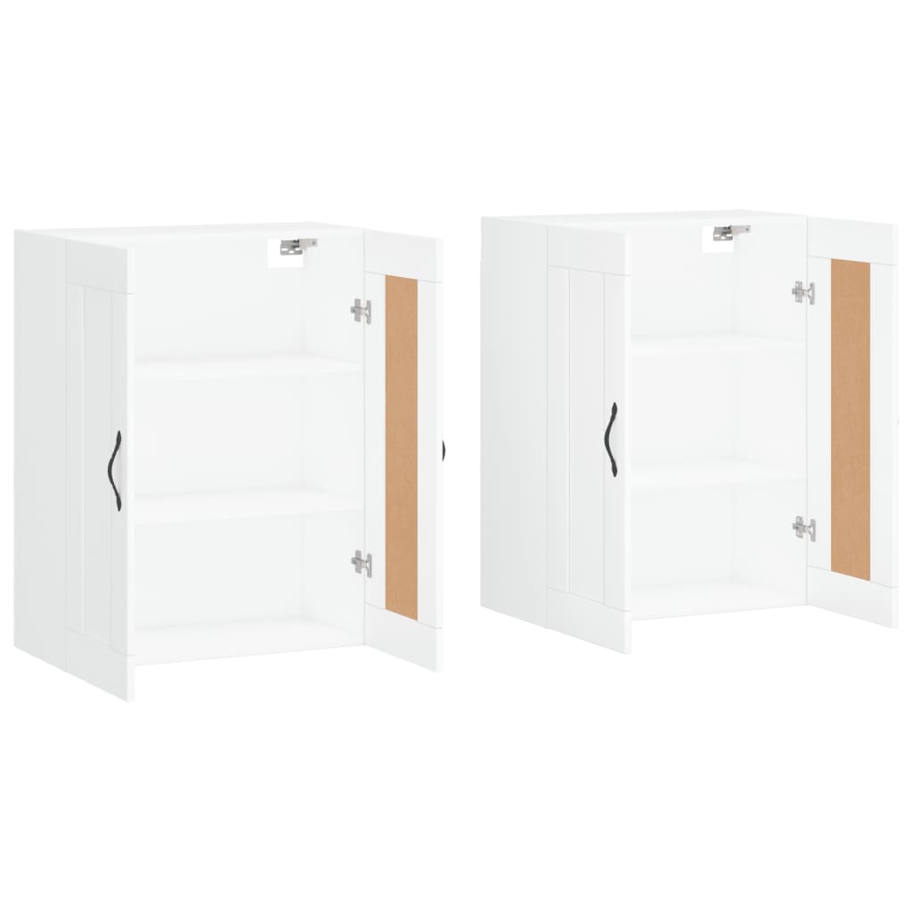 Armoires murales 2 pcs blanc bois d'ingénierie - XIOS