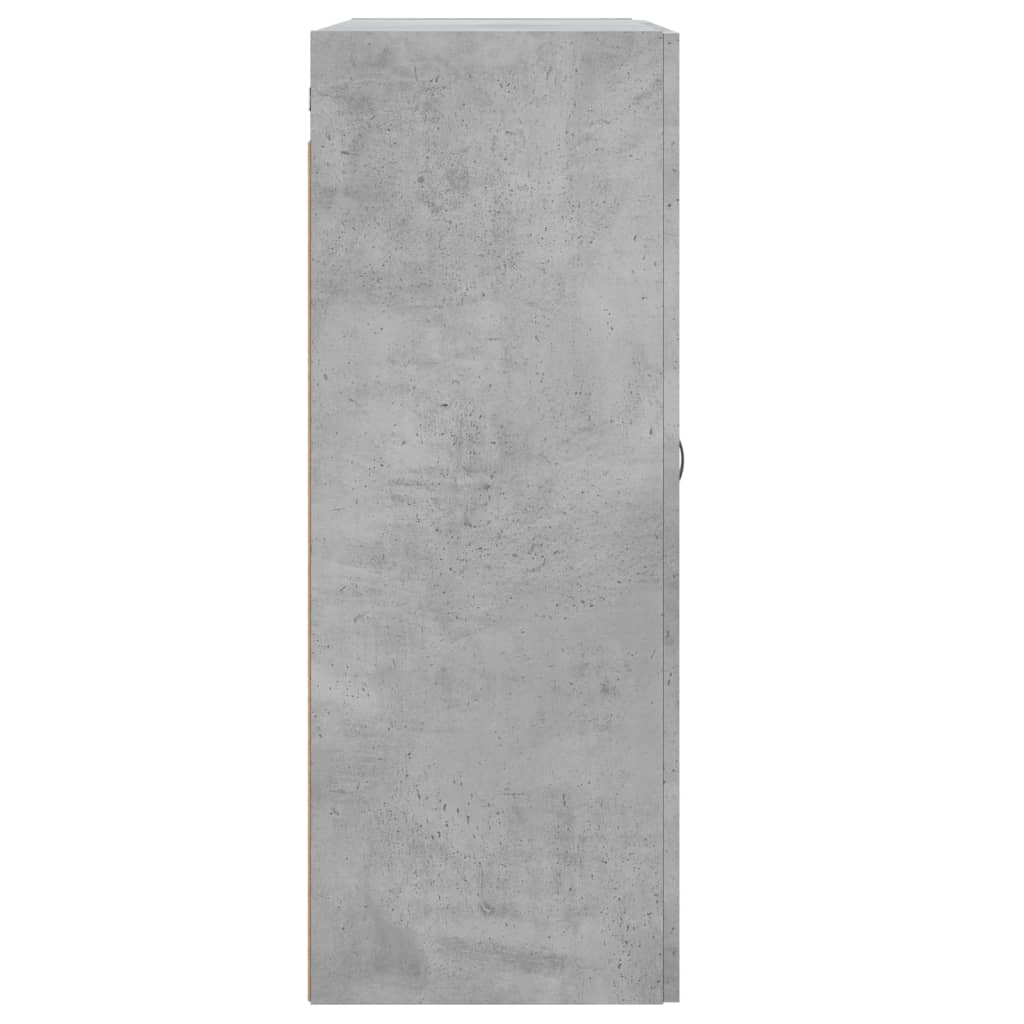 Armoires murales 2 pcs gris béton bois d'ingénierie - XIOS