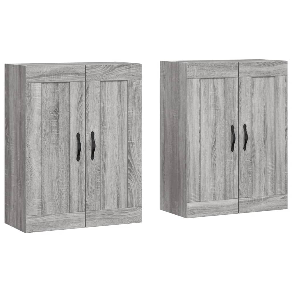 Armoires murales 2 pcs sonoma gris bois d'ingénierie - XIOS