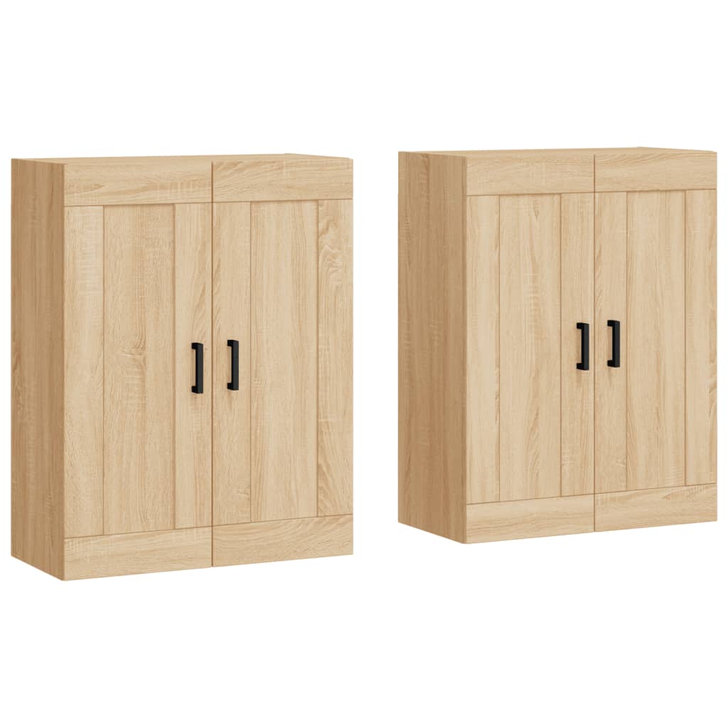 Armoires murales 2 pcs chêne sonoma bois d'ingénierie - XIOS