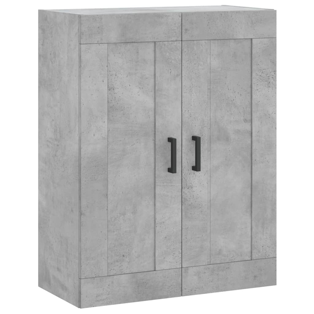 Armoires murales 2 pcs gris béton bois d'ingénierie - XIOS