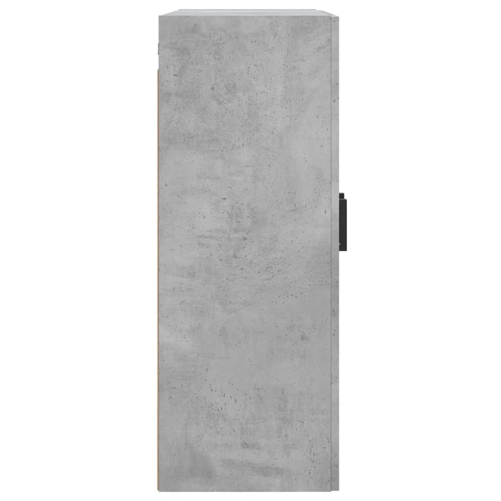 Armoires murales 2 pcs gris béton bois d'ingénierie - XIOS