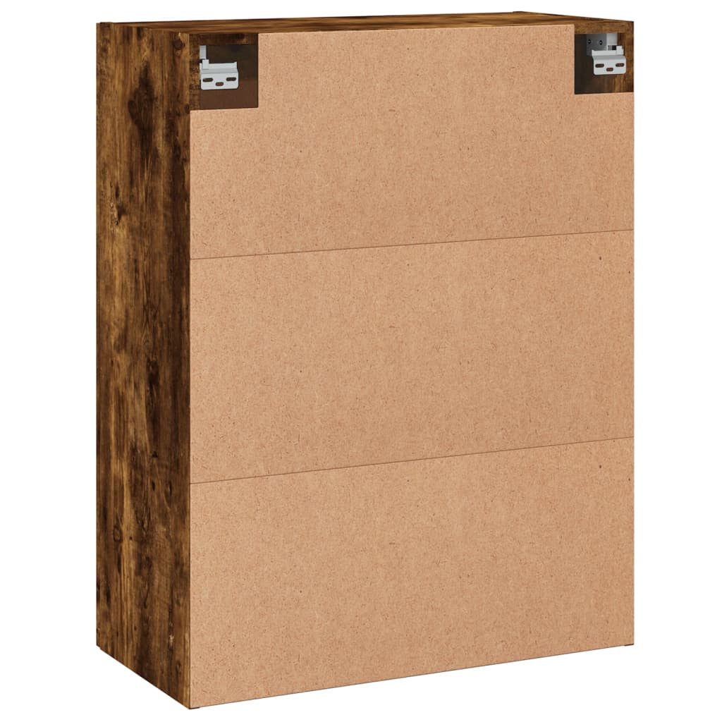 Armoires murales 2 pcs chêne fumé bois d'ingénierie - XIOS