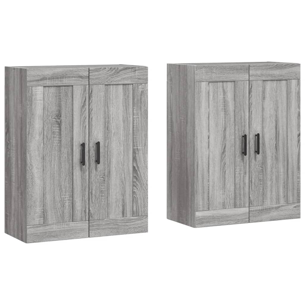 Armoires murales 2 pcs sonoma gris bois d'ingénierie - XIOS