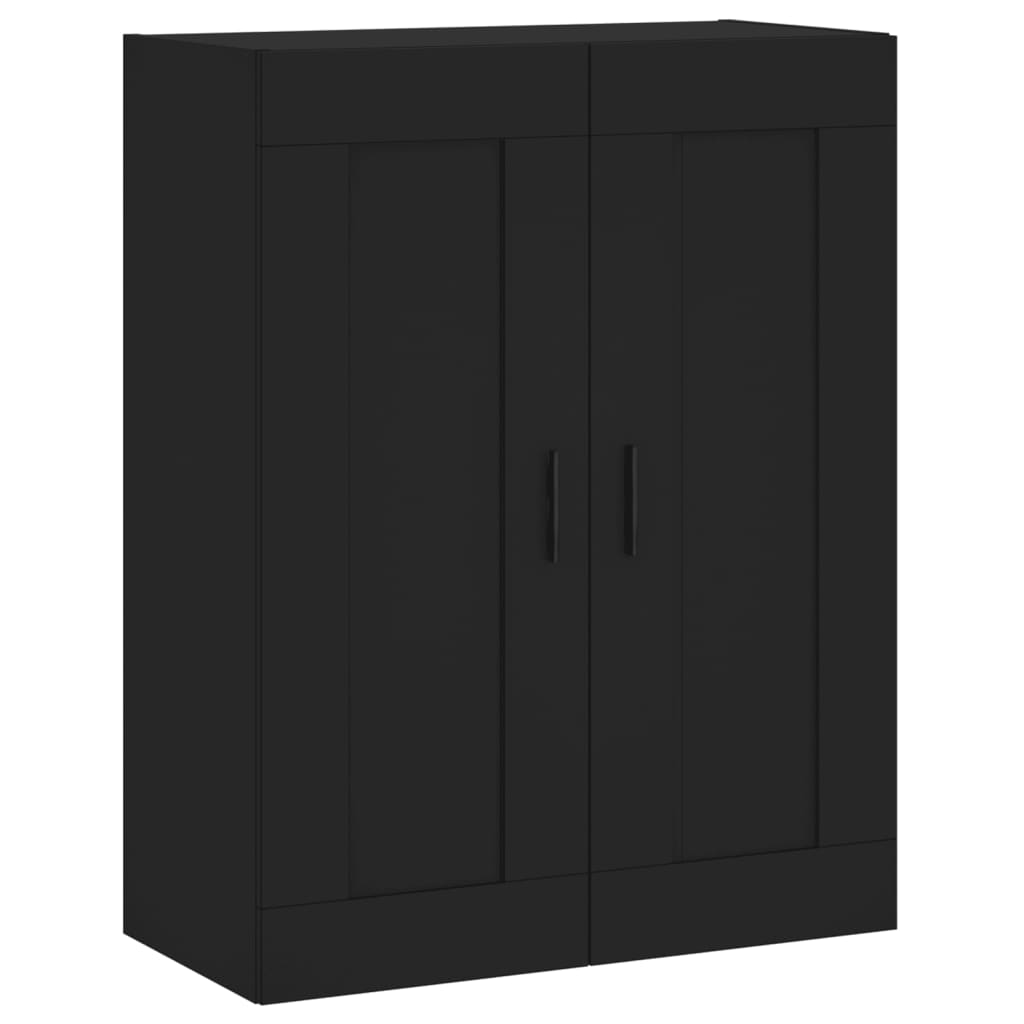 Armoires murales 2 pcs noir bois d'ingénierie - XIOS
