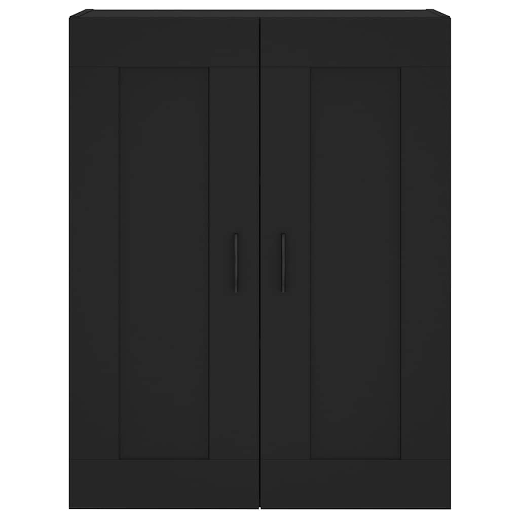 Armoires murales 2 pcs noir bois d'ingénierie - XIOS