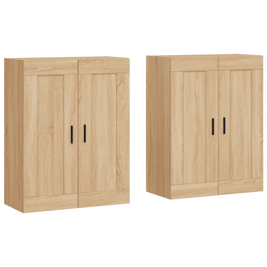 Armoires murales 2 pcs chêne sonoma bois d'ingénierie - XIOS