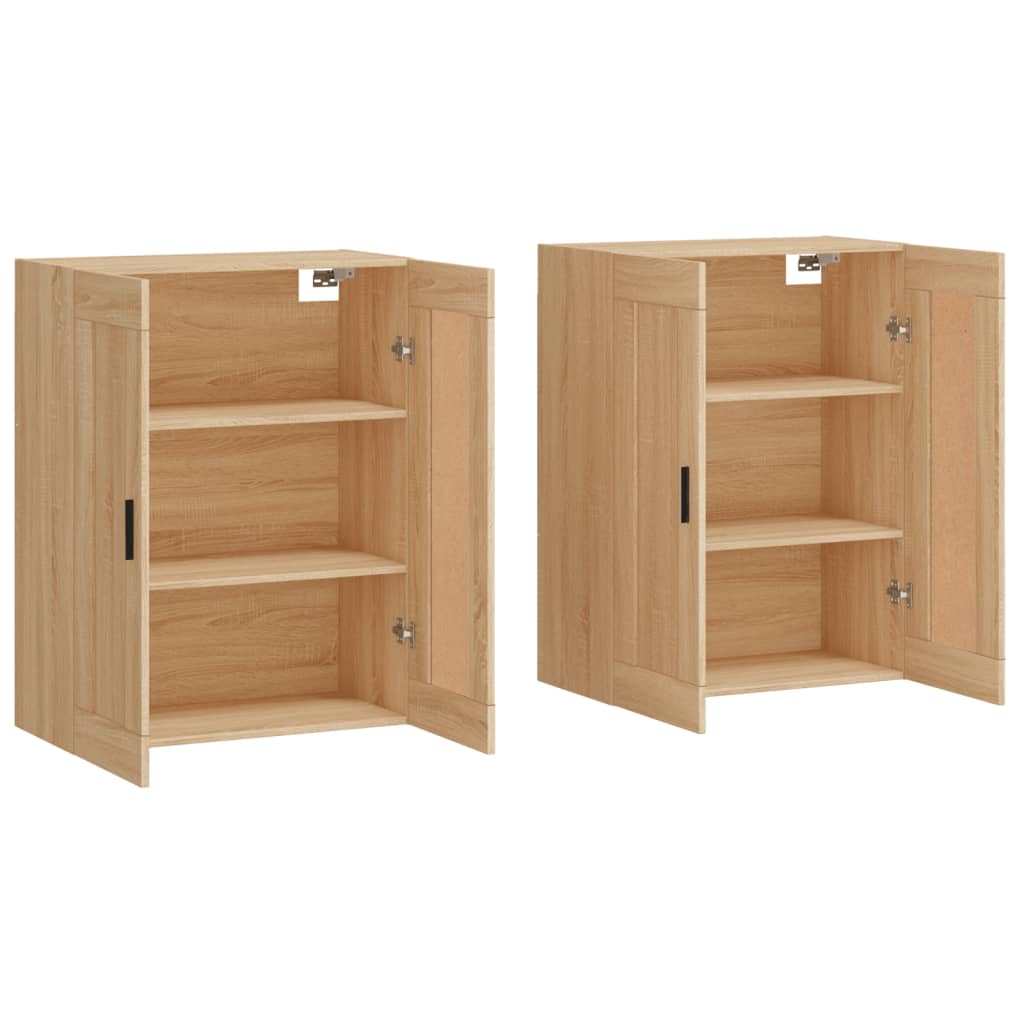 Armoires murales 2 pcs chêne sonoma bois d'ingénierie - XIOS