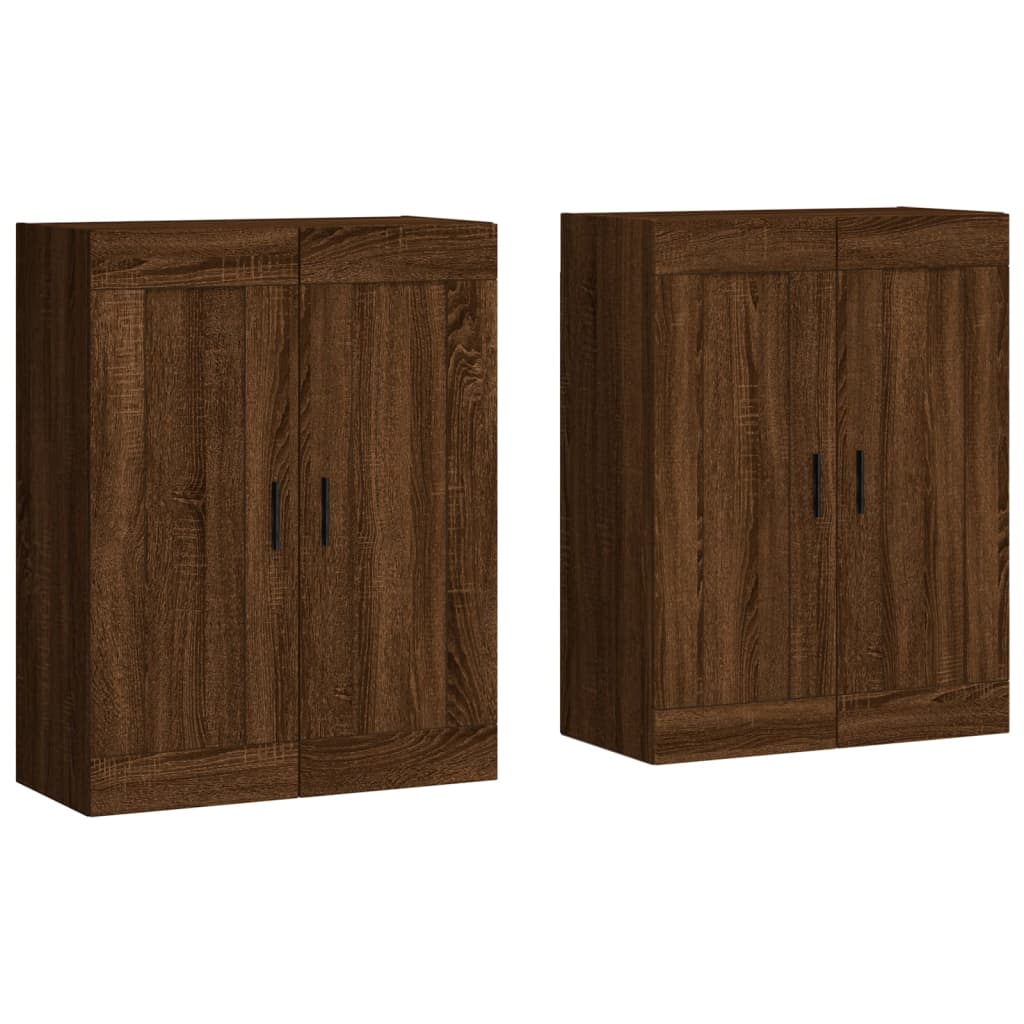 Armoires murales 2 pcs chêne marron bois d'ingénierie - XIOS