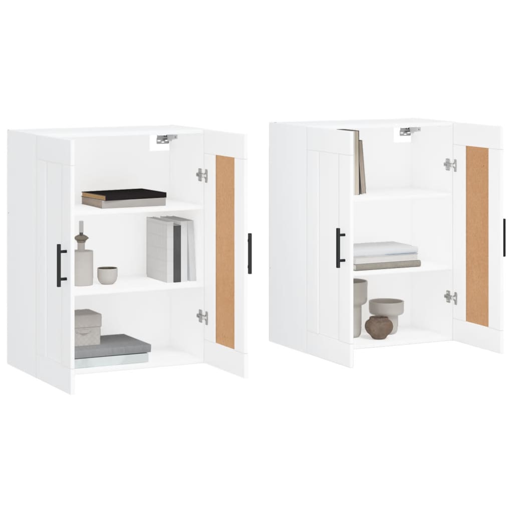 Armoires murales 2 pcs blanc bois d'ingénierie - XIOS
