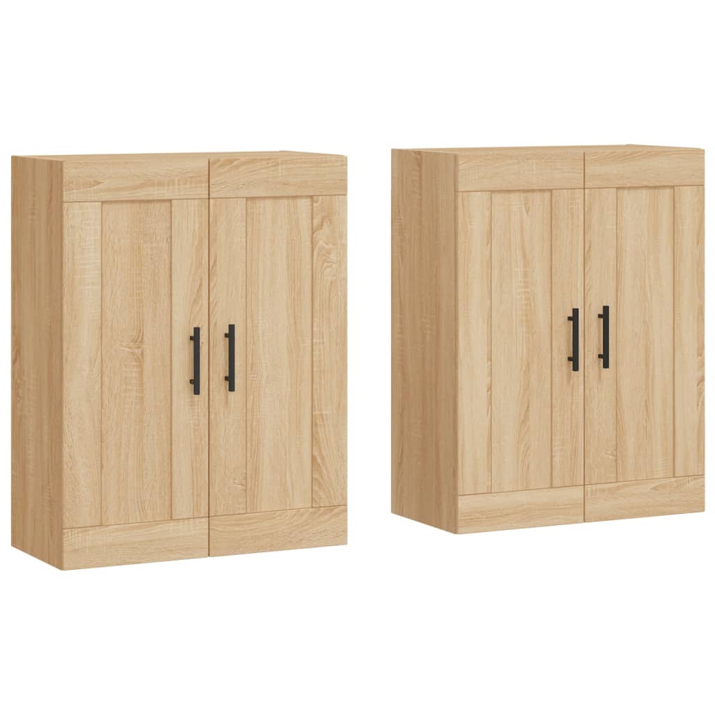 Armoires murales 2 pcs chêne sonoma bois d'ingénierie - XIOS