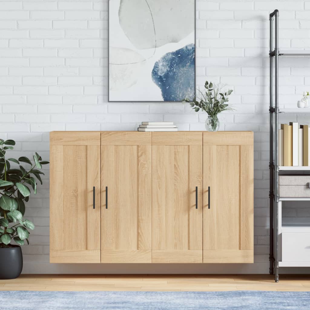 Armoires murales 2 pcs chêne sonoma bois d'ingénierie - XIOS