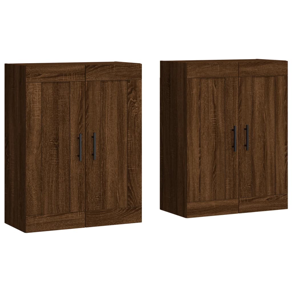 Armoires murales 2 pcs chêne marron bois d'ingénierie - XIOS