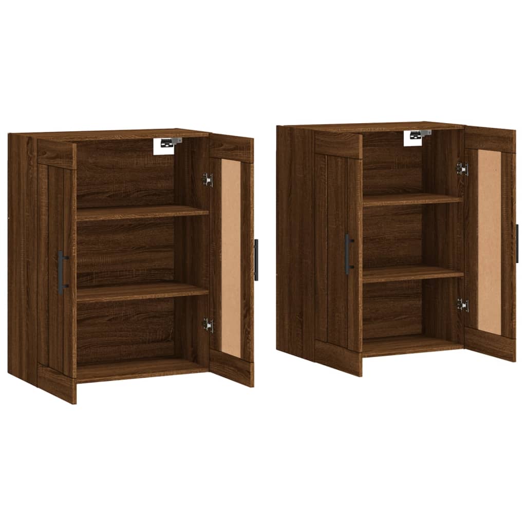 Armoires murales 2 pcs chêne marron bois d'ingénierie - XIOS