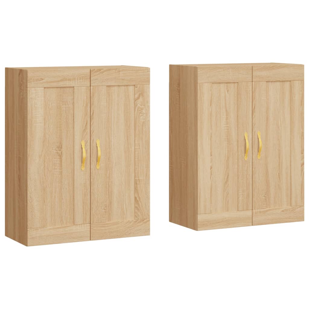 Armoires murales 2 pcs chêne sonoma bois d'ingénierie - XIOS